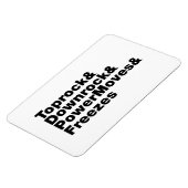 Breukbewegingen (Breakdansen) Magneet (Linkerzijde)