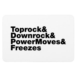 Breukbewegingen (Breakdansen) Magneet