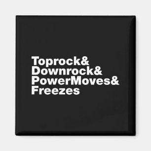 Breukbewegingen (Breakdansen) Magneet