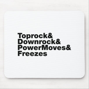 Breukbewegingen (Breakdansen) Muismat