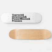 Breukbewegingen (Breakdansen) Persoonlijk Skateboard (Horizontaal)