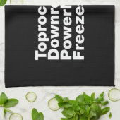 Breukbewegingen (Breakdansen) Theedoek (Gevouwen)