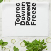 Breukbewegingen (Breakdansen) Theedoek (Gevouwen)