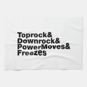 Breukbewegingen (Breakdansen) Theedoek