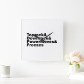 Breukbewegingen (Breakdansen) Vierkante Klok (Huis)