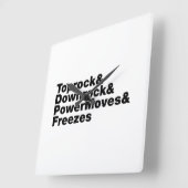 Breukbewegingen (Breakdansen) Vierkante Klok (Hoek)