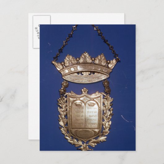 Breukbord of schild voor torah Scroll Briefkaart (Voorkant / Achterkant)