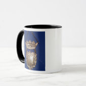 Breukbord of schild voor torah Scroll Mok (Voorkant links)