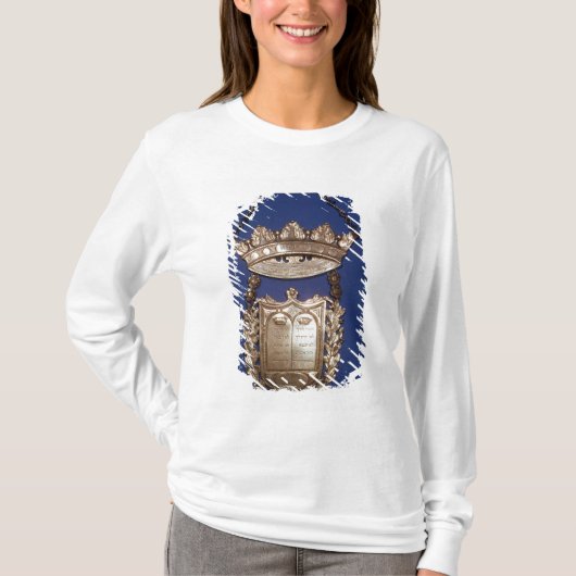 Breukbord of schild voor torah Scroll T-shirt (Voorkant)