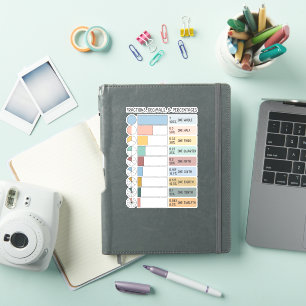 Breuken, Decimalen, Percentages Regenboog Kinderen Sticker