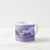 Breukgolf en zeegarens espresso kop (Voorkant rechts)