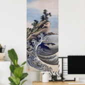 Breukgolven, Hokusai Poster (Thuiskantoor)