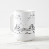 breukgolven koffiemok (Voorkant links)