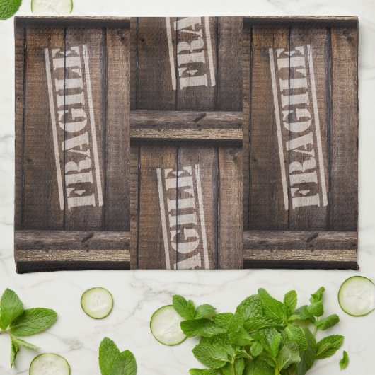 Breukhout,  theedoek (Gevouwen)