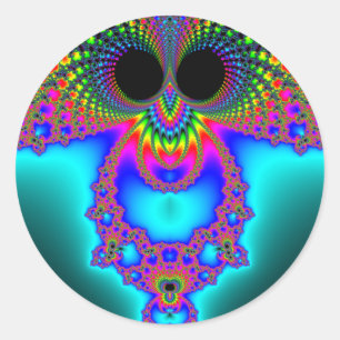 breuklijn ronde sticker