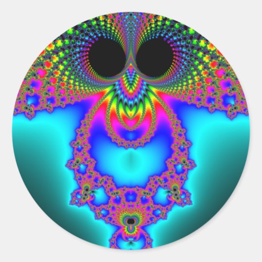 breuklijn ronde sticker (Voorkant)