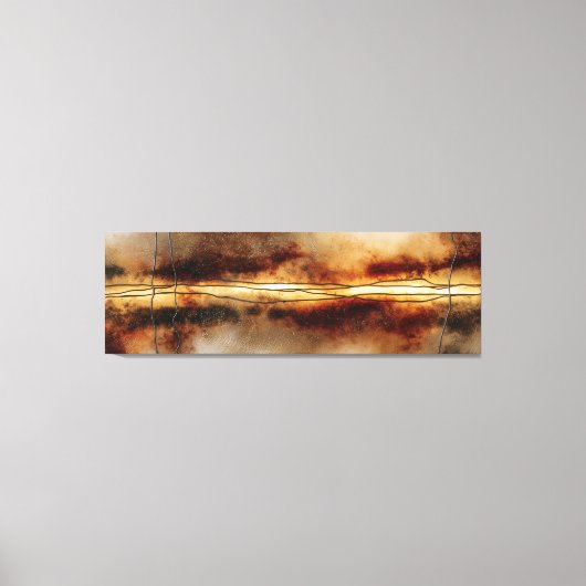 Breuklijn van Licht Canvas Afdruk (Voorkant)