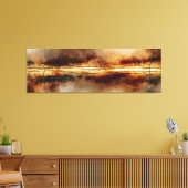 Breuklijn van Licht Canvas Afdruk (Insitu (Woonkamer))