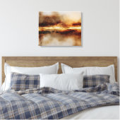 Breuklijn van Licht Canvas Afdruk (Insitu (Slaapkamer))
