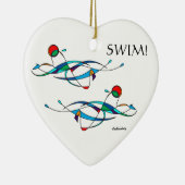 Breukzwemmer Dubbel Keramisch Ornament (Rechts)