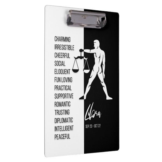 Breuwergtandwijzer Zwart/wit klembord (Rechts)