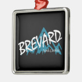 Brevard North Carolina Bergen Metalen Ornament (Links)