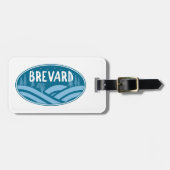 Brevard North Carolina buiten Bagagelabel (Voorkant horizontaal)
