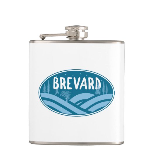 Brevard North Carolina Buitenleven Heupfles (Voorkant)