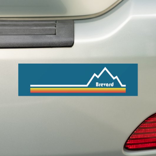 Brevard North Carolina Bumpersticker (Op auto)