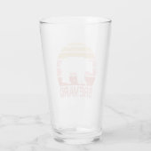 Brevard North Carolina Retro Beer Glas (Achterkant)