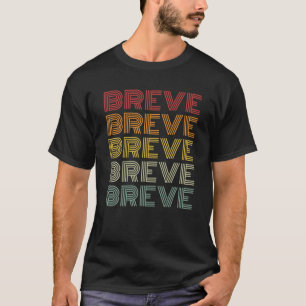 Breve Koffie Lover  Retro National Koffie D T-shirt