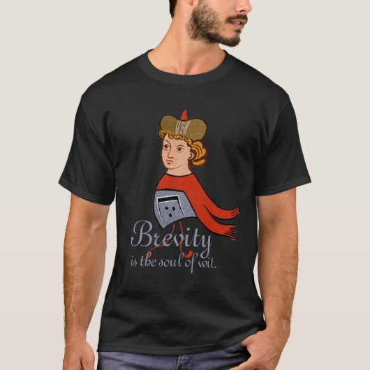 Breviteit is de ziel van met III T-shirt (Voorkant)