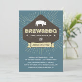 Brew & BBQ | Rustige stelletjes Kaart (Staand voorkant)