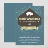 Brew & BBQ | Rustige stelletjes Kaart (Voorkant / Achterkant)