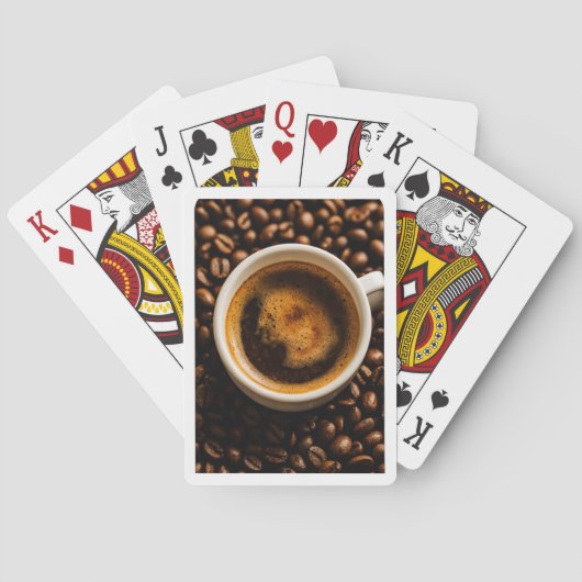 Brew & Bluff: Coffee Lover Playing Cards Pokerkaarten (Achterkant)