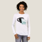 Brew Can Do It Coffee Motivation Self Care Tri-Blend Shirt (Voorkant)