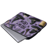 Brew Crew Graphic met heks Petten, koffiebekers Laptop Sleeve (Voorkant onderkant)