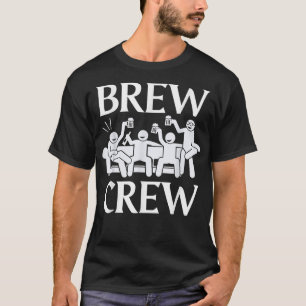 Brew Crew Groom Squad Weddenschap Groomsman Groo T-shirt