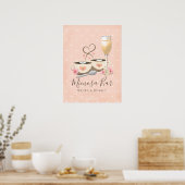 Brew- en bubbelkoffieborden en borden van Mimosa Poster (Keuken)