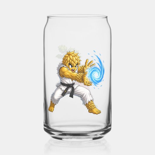 Brew Fighters Barley & Hops Kan Glas (Voorkant)