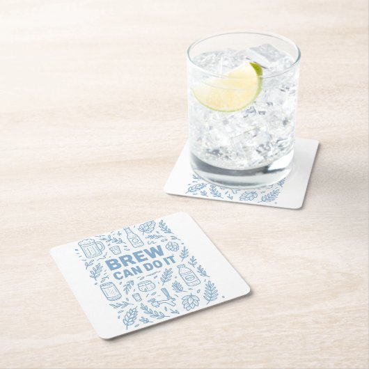 Brew kan het kartonnen onderzetters (Insitu)
