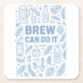 Brew kan het kartonnen onderzetters (Voorkant)