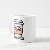 Brew kan het! Schattigee koffiewoordspeling Koffiemok (Voorkant links)