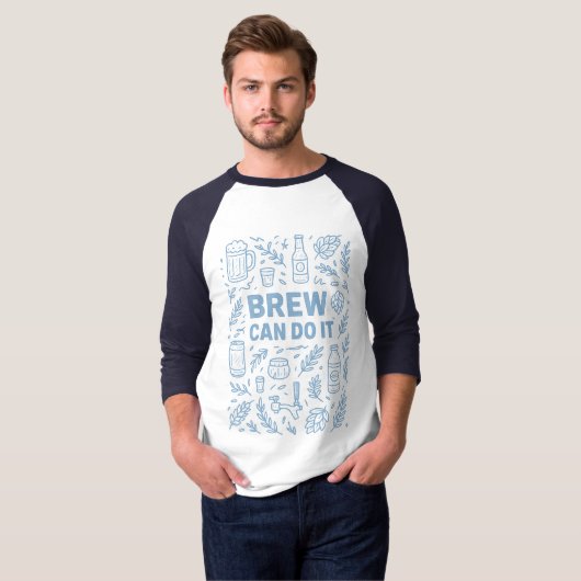 Brew kan het t-shirt (Voorkant volledig)