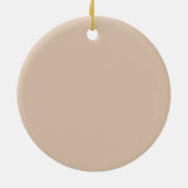 Brew Love Coffee Bean Heart Keramisch Ornament (Achterkant)