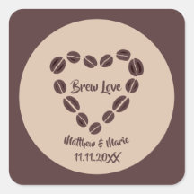 Brew Love Coffee Bean Heart