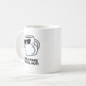 Brew maak me warm Funny Coffee Koffiemok (Voorkant links)