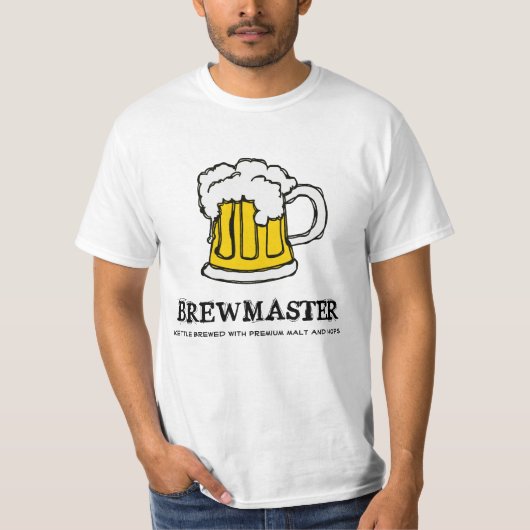 Brew Master - Brouwerij - Mok van bier T-shirt (Voorkant)