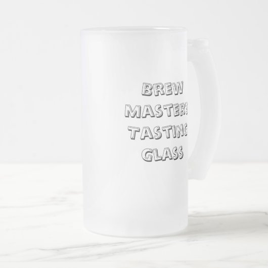 Brew Master's Tasting Glass Matglas Bierpul (Voorkant rechts)