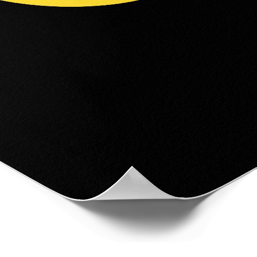 Brew-nana Funny Banana Pun Dark BG Poster (Hoek)